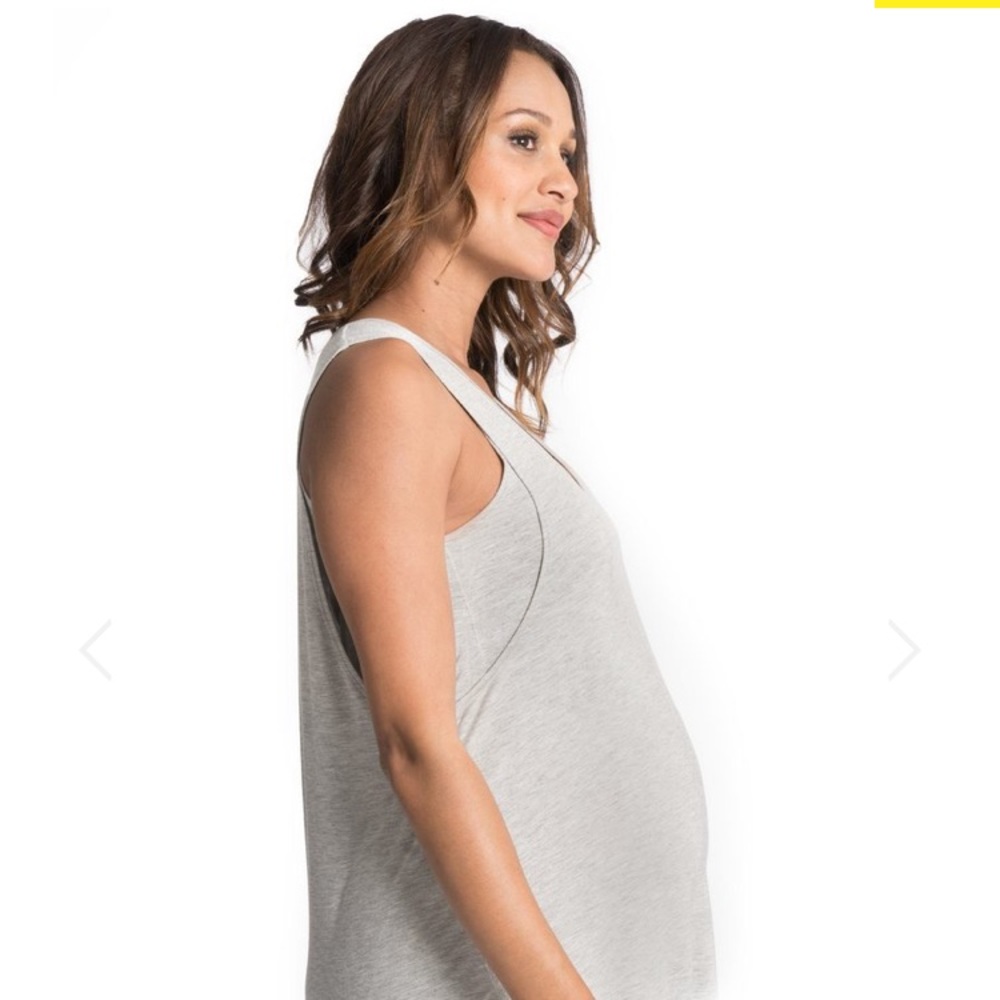 Bun maternity nursing tanks